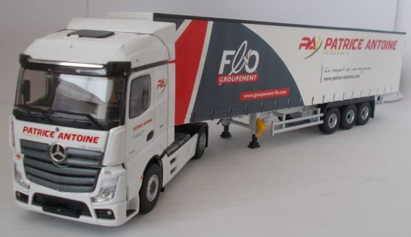 ELI116805 - MERCEDES BENZ Actros 5 1845 4x2 et remorque bachée Transports Patrice Antoine - 1