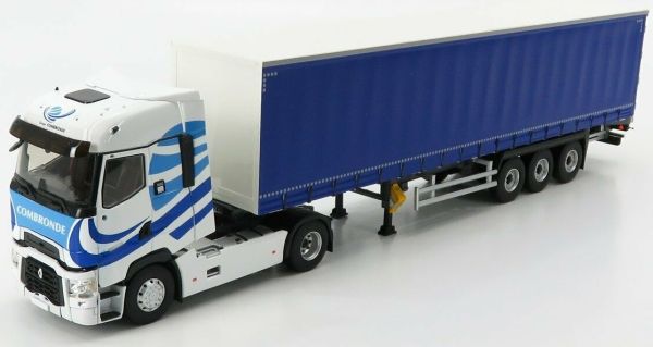 ELI116839 - RENAULT T Hight 4x2 et remorque Tautliner Transports COMBRONDE - 1