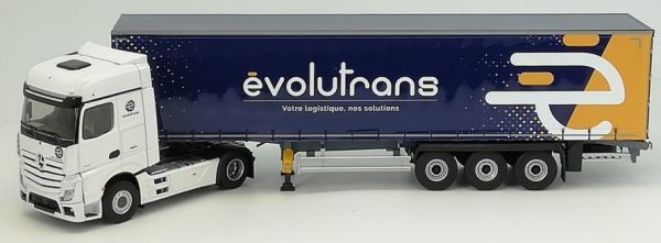 ELI116854 - MERCEDES BENZ Actros MP5 4x2 et remorque Tautliner Transports EVOLUTRANS - 1