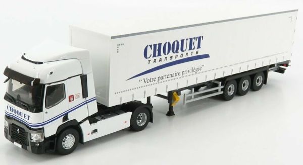 ELI116858 - RENAULT T 460 4x2 et remorque Tautliner Transports CHOQUET - 1