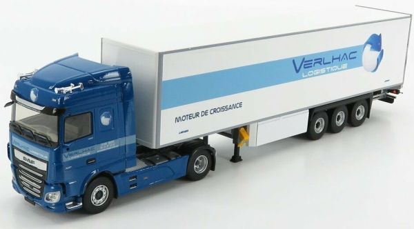 ELI116873 - DAF XF MY 2017 Space Cab 480 4x2 et remorque caisse rigide VERLHAC LOGISTIQUE - 1