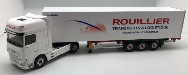 ELI116924 - DAF XF MY 2017 530 Super Space Cab 4x2 et remorque fourgon Transports ROUILLIER - 1