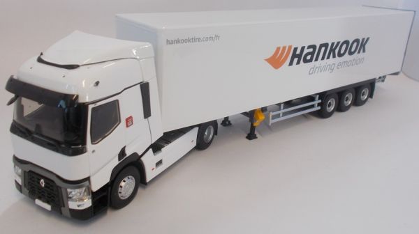 ELI116966 - RENAULT T 460 4x2 et remorque fourgon Transports HANKOOK - 1
