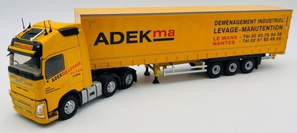ELI116972 - VOLVO FH4 540 6x2 et remorque Tautliner Transports ADEKMA - 1