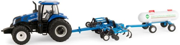 ERT13882 - NEW HOLLAND T8.380 jumelé avec applicateur anhydre et citerne - 1