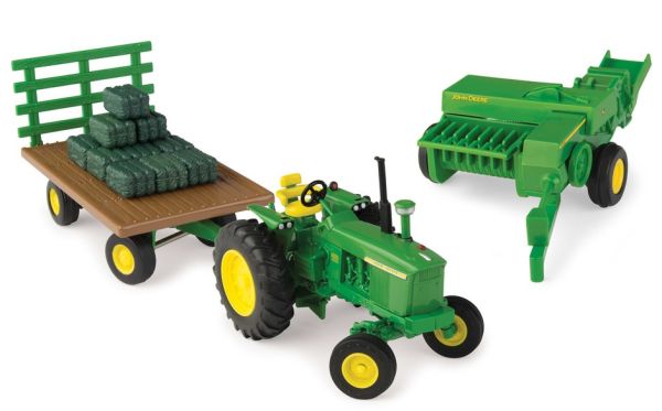 SIKU Farmer - Tracteur John Deere + presse à balles 1:32 