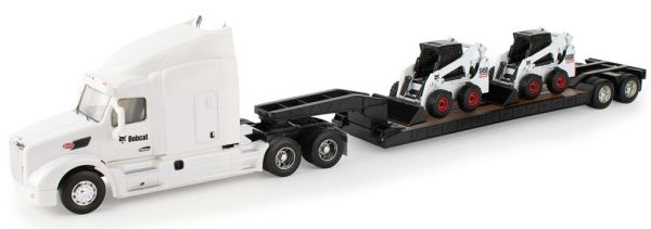 ERT47256 - PETERBILT 579 et porte engins avec deux chargeur BOBCAT S450 - 1