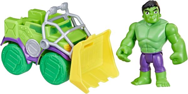 HASF7457 - Véhicule MARVEL Spidey et ses amis – Hulk avec figurine - 1