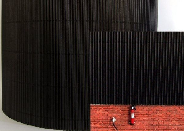 FB036G - Carton ondulé Noir - 50 x 70 cm - 1