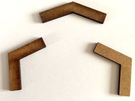 FB071 - Accessoires pour bâtiment - 3 pièces - En miniature - 1