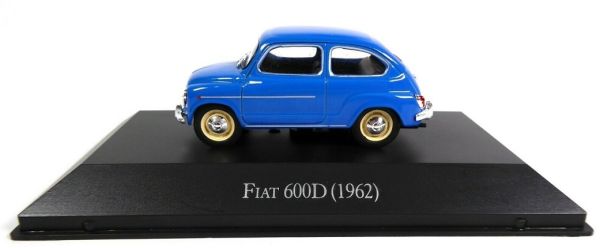MAGARG04 - FIAT 600D 2 portes 1962 bleue vendue sous blister - 1