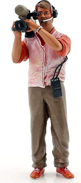 FLM118031 - Figurine Thierry cameraman hauteur 9cm - 1