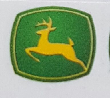 FM01200 - Lot de 4 autocollants JOHN DEERE - 1