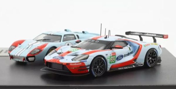 BANDAI Japon Ford GT 40 en tôle 1966 27 cm