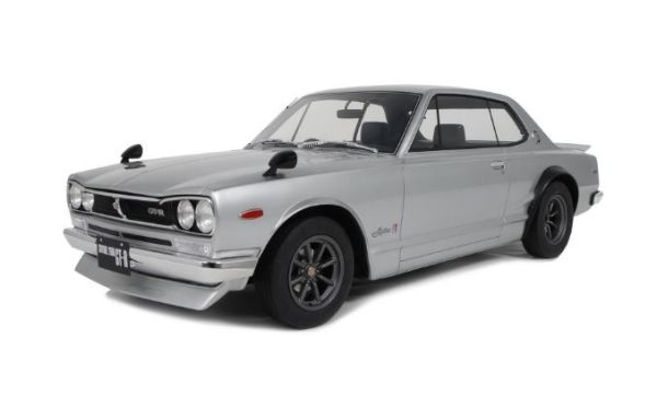 G094 - NISSAN Skyline 2000 GT-R 1971 Argent - 1