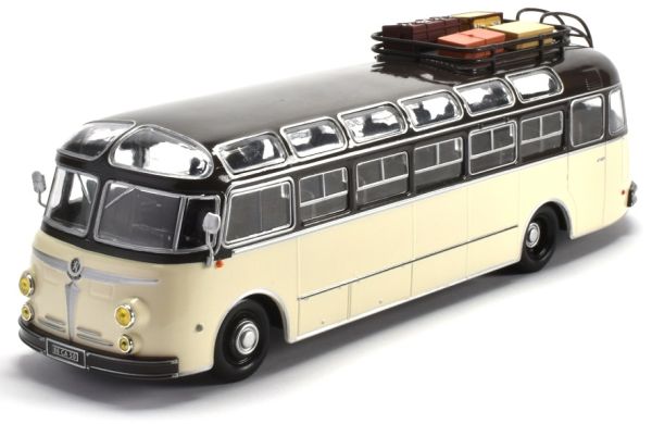 G1233002 - Bus ISOBLOC 648 DP 1955 noir et crème - 1