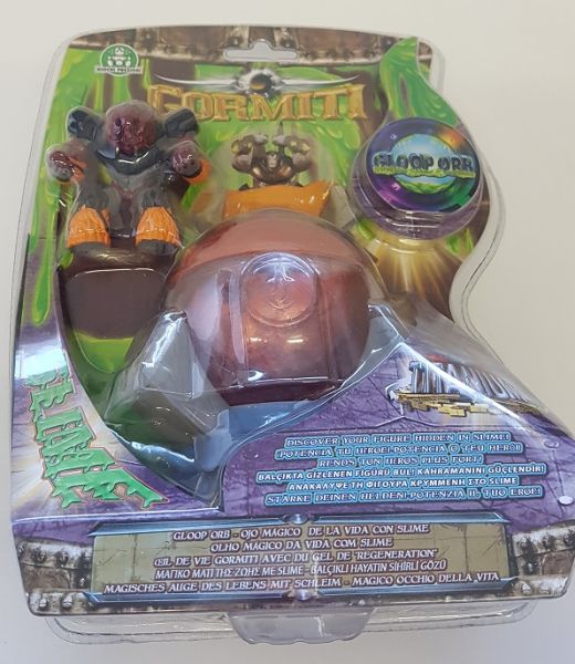 GIOGPH01434-1 - Pack de Régénération avec Gel Gluant + Figurine GORMITI - Bronze - 1