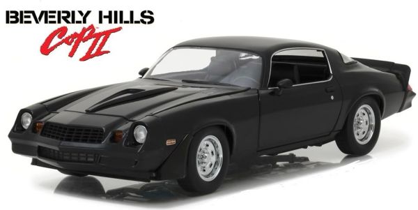 GREEN13501 - CHEVROLET Camaro Z28 1978 noire Le Flic de Beverly Hills II 1987 - 1