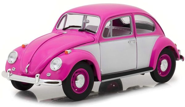 GREEN13512 - VOLKSWAGEN Beetle 1967 rose et blanche - 1