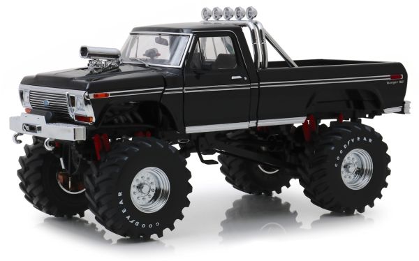 GREEN13538 - FORD F-250 pick-up 1979 Monster Truck noir - 1