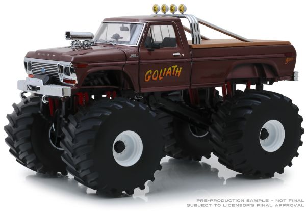GREEN13540 - FORD F-250 pick-up 1979 Monster Truck GOLIATH marron - 1