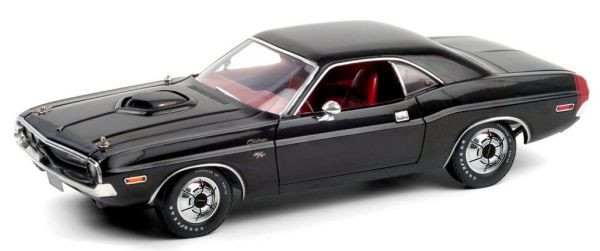 GREEN13585 - DODGE Challenger R/T 440 1970 noire intérieur rouge - 1