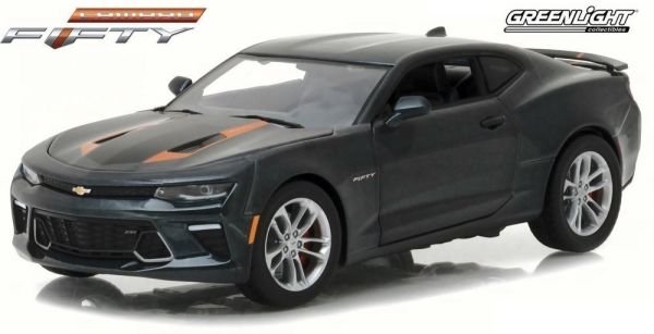 GREEN18234 - CHEVROLET Camaro SS noire 50eme anniversaire 2016 - 1