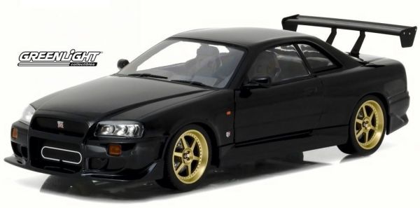 GREEN19030 - NISSAN Skyline GT-R 1999 noire - 1