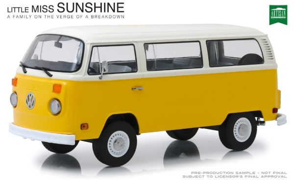 GREEN19051 - VOLKSWAGEN T2 mini bus 1978 Little Miss Sunshine jaune et blanc - 1