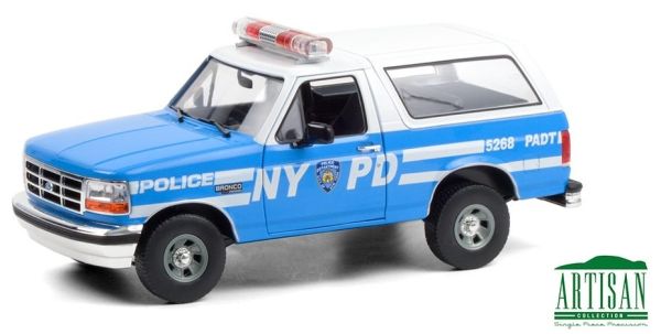 GREEN19087 - FORD Bronco 4x4 1992 New York Police Department NYPD - 1
