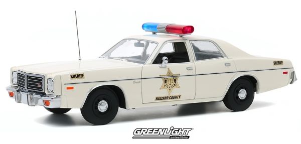 GREEN19092 - DODGE Coronet 1975 Hazzard County Sheriff - 1