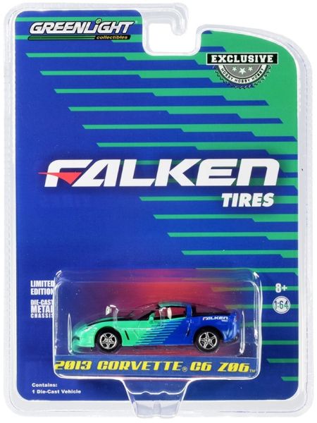 GREEN30176 - CHEVROLET Corvette C6 Z06 2013 Falken Tires vendue sous blister - 1