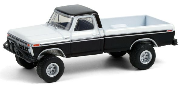 GREEN35190-B - FORD F-250 pick-up 1976 noir et blanc All-Terrain vendue sous blister - 1
