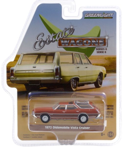 GREEN36010-C - OLDSMOBILE Vista Cruiser break 1972 marron série Estate Wagons vendue sous blister - 1