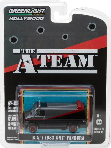 GREEN44790-B - GMC Vandura 1983 l'Agence Tous Tisques The A Team (1983-1987) vendu sous blister - 1