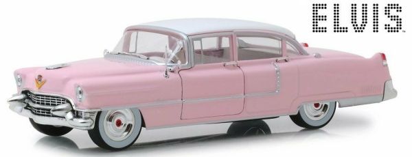 GREEN84092 - CADILLAC Fleetwood 1955 Series 60 rose d'Elvis Presley - 1