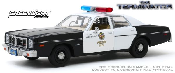 GREEN84101 - DODGE Monaco Metropolitan Police 1977 du film Terminator 1984 - 1