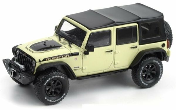 GREEN86188 - JEEP Wrangler Unlimited Rubicon Recon 2018 crème hard-top noir Série All-Terrain - 1