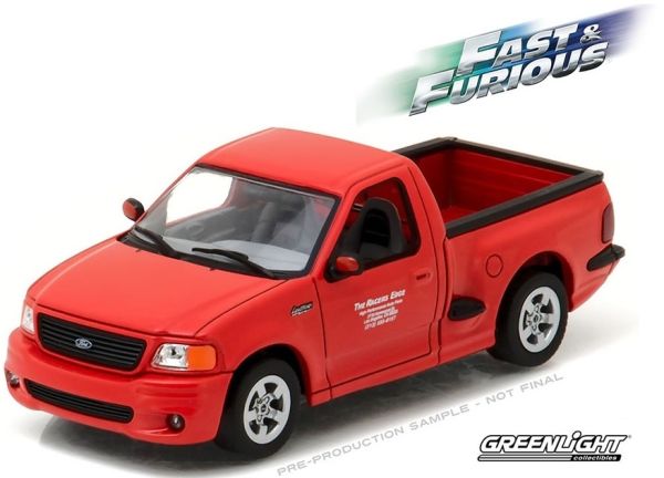 GREEN86235 - FORD F-150 SVT pick-up rouge The Racer Edge voiture de Brian's dans Fast And Furious I de 1999 - 1