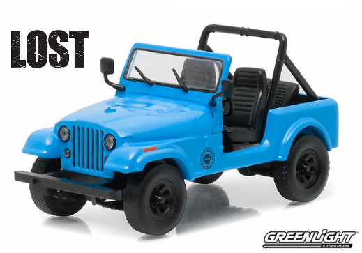 GREEN86309 - JEEP CJ-5 CHARMA bleu LOST 2004-2010 - 1