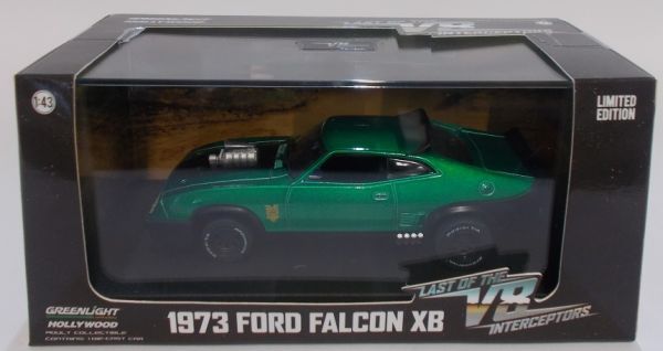 GREEN86522VERTE - FORD Falcon XB GT 1973 verte Mad Max Last Of The V8 Interceptor 1979 Version Green Metal - 1