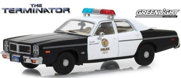 GREEN86534 - DODGE Monaco Metropolitan Police 1977 du Film Terminator 1984 - 1