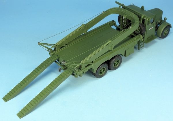 Véhicule militaire 1/43 : Camion berliet GPE 4 Porte char (Hachette/Ixo) - Modélisme