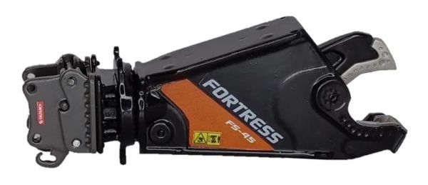 GF118-1-B - Cisaille à ferraille FORTRESS FS45-R Noir pour pelle de 40 Tonnes - 1