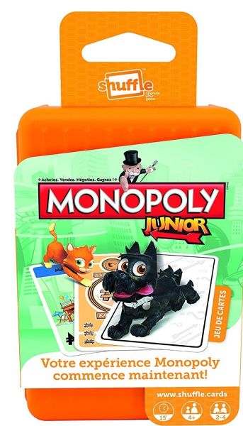HAS100223034 - Monopoly junior jeu de cartes - 1