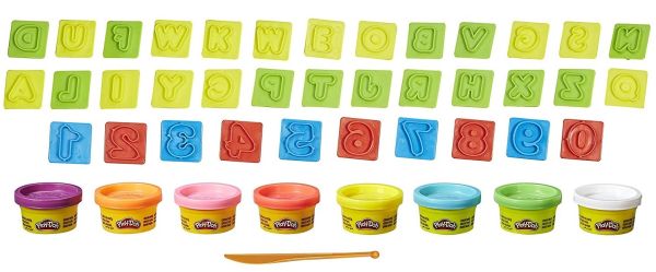 HAS21018 - Pâte à modeler PLAY-DOH - Chiffres Et Lettres En Folie - 1