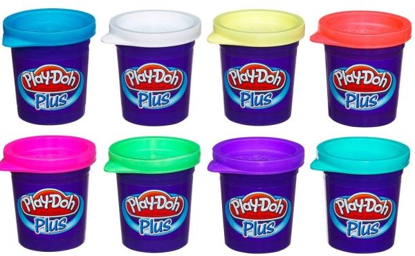HASA1206 - 8 pots PLAY-DOH Plus - 1