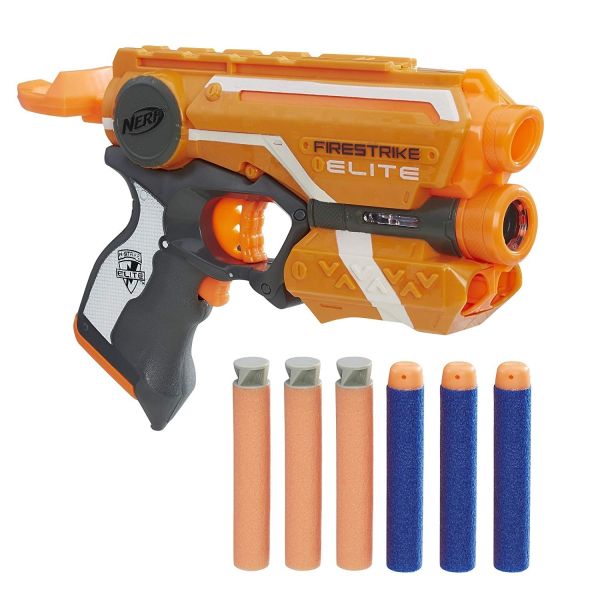 HASE0441 - Pistolet N-STRIKE ELITE NERF - FIRESTRIKE avec munitions - 1