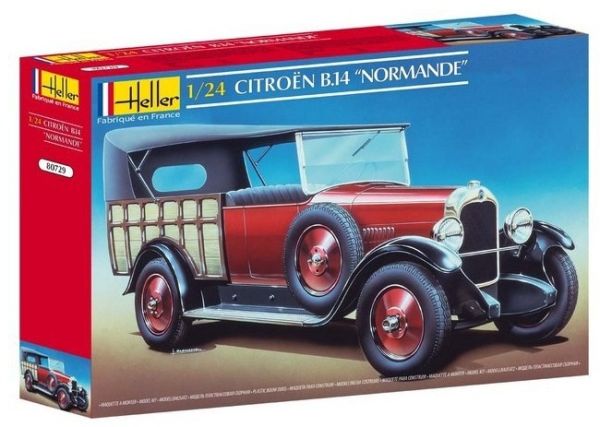 HEL80729 - CITROEN B14 Normande maquette à construire et à peindre peinture et colle non fournies - 1