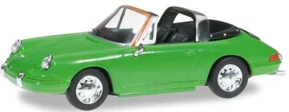 HER023733-002 - PORSCHE 911 Targa cabriolet vert - 1
